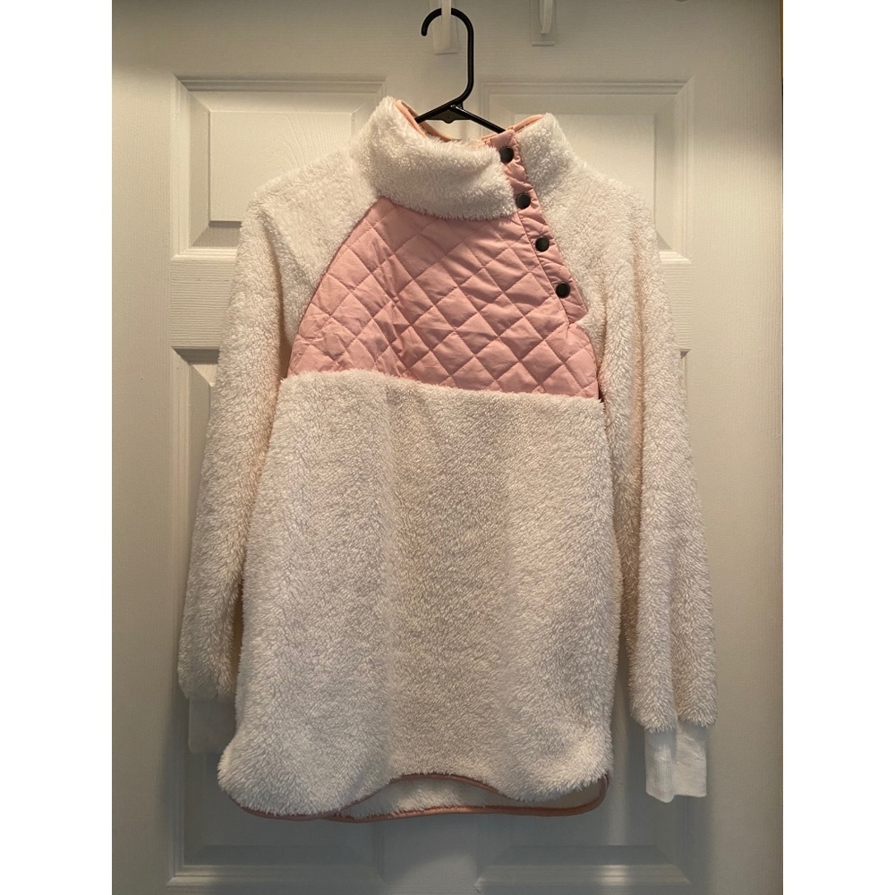 Women's Oblique Button Down Pullover